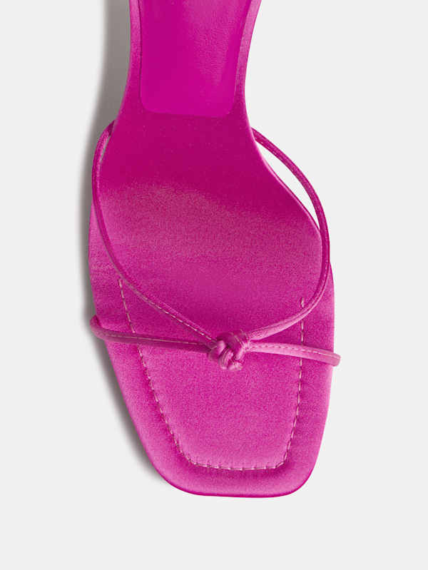 Cooper Heeled Sandal - Pitaya Satin