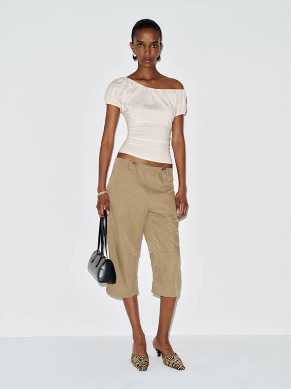 Sabrina Knit Top - Fior Di Latte