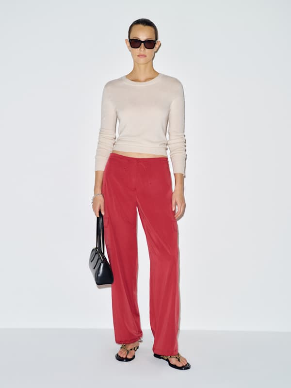 Sawyer Cargo Pant - Red