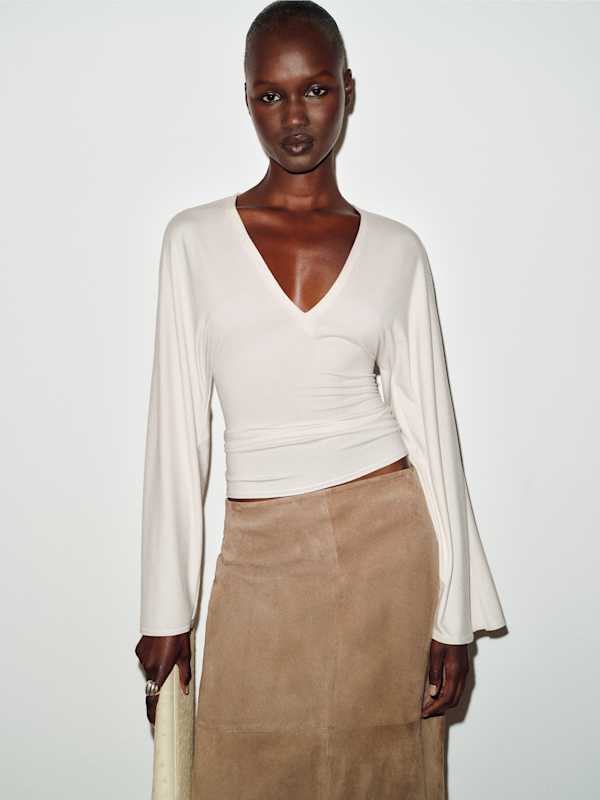 Hadley Knit Top - Fior Di Latte