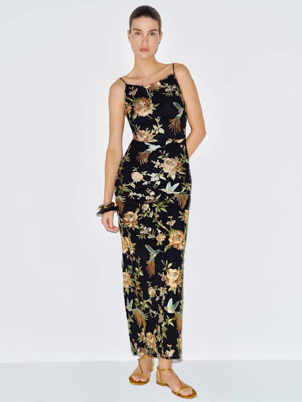 Robe Mariam - Hummingbird Embroidery
