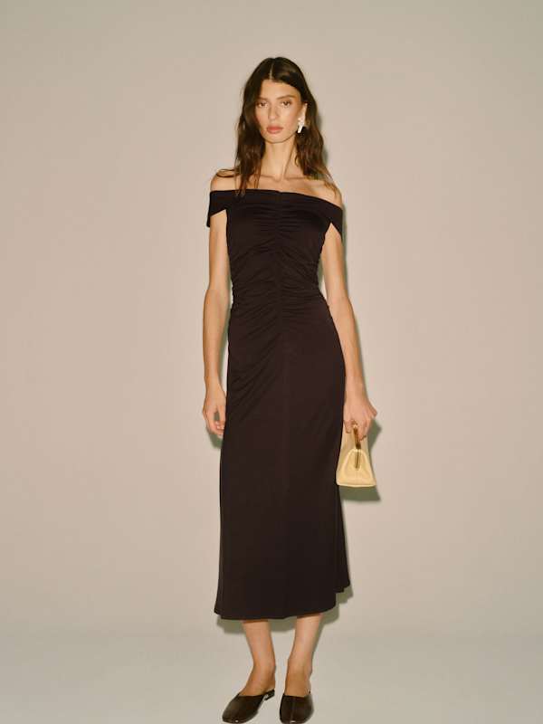 Laura Knit Dress - Mole