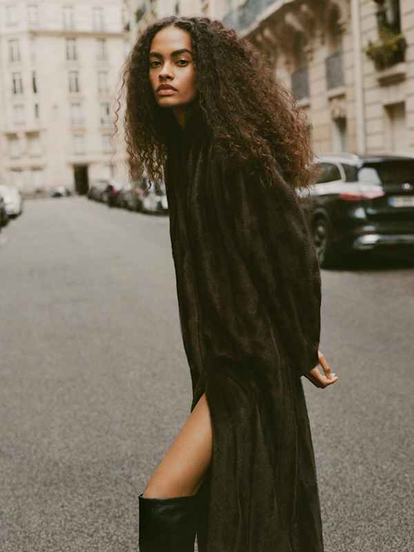 Gabrielle Coat - Dark Brown