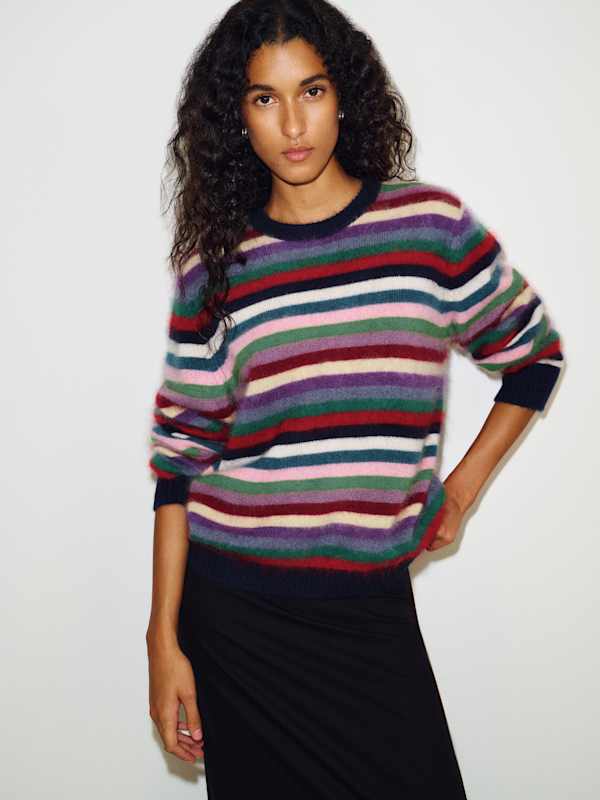 Hug Sweater - Multi Stripe