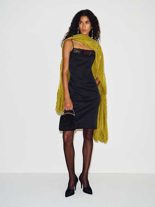 Red Carpet Scarf - Chartreuse