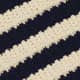 Navy Fior Di Latte Textured Stripe