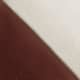 Cuir bordeaux/Amande