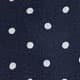 Navy & White Dot