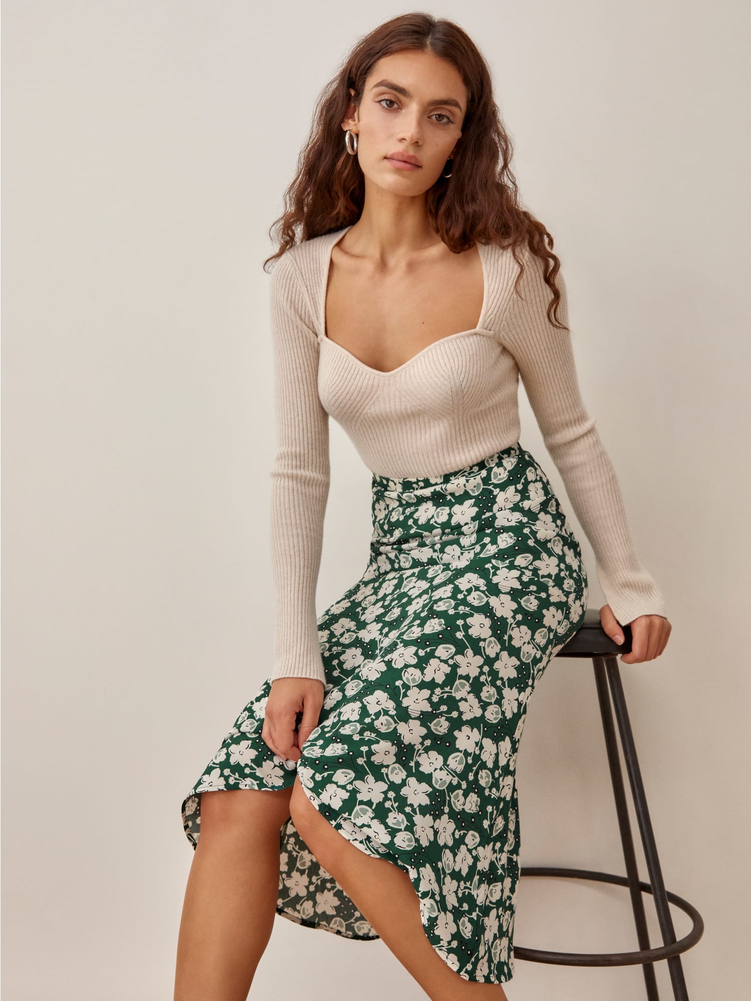 midi skirt