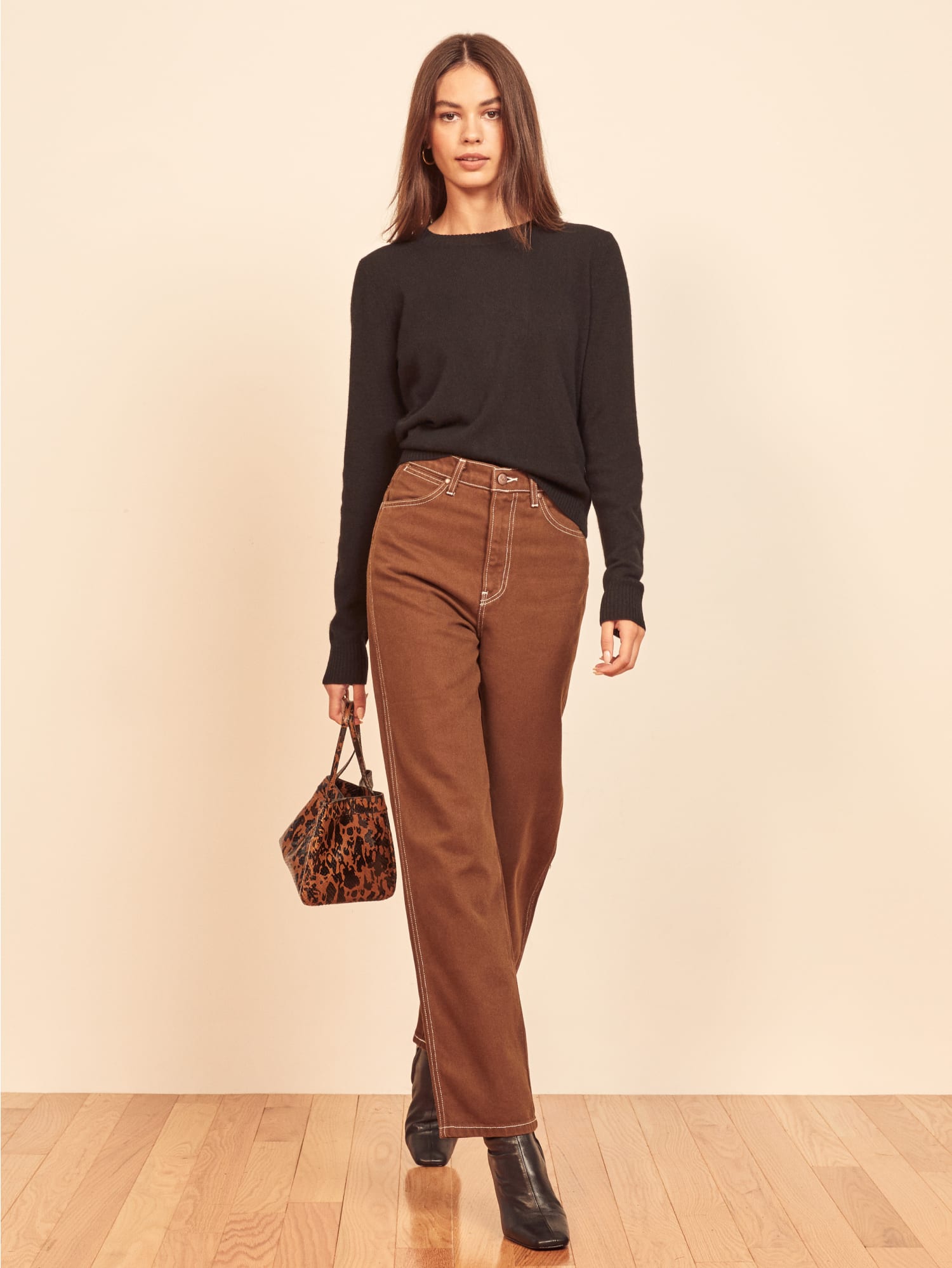 Cashmere Crew Sustainable Sweaters Reformation