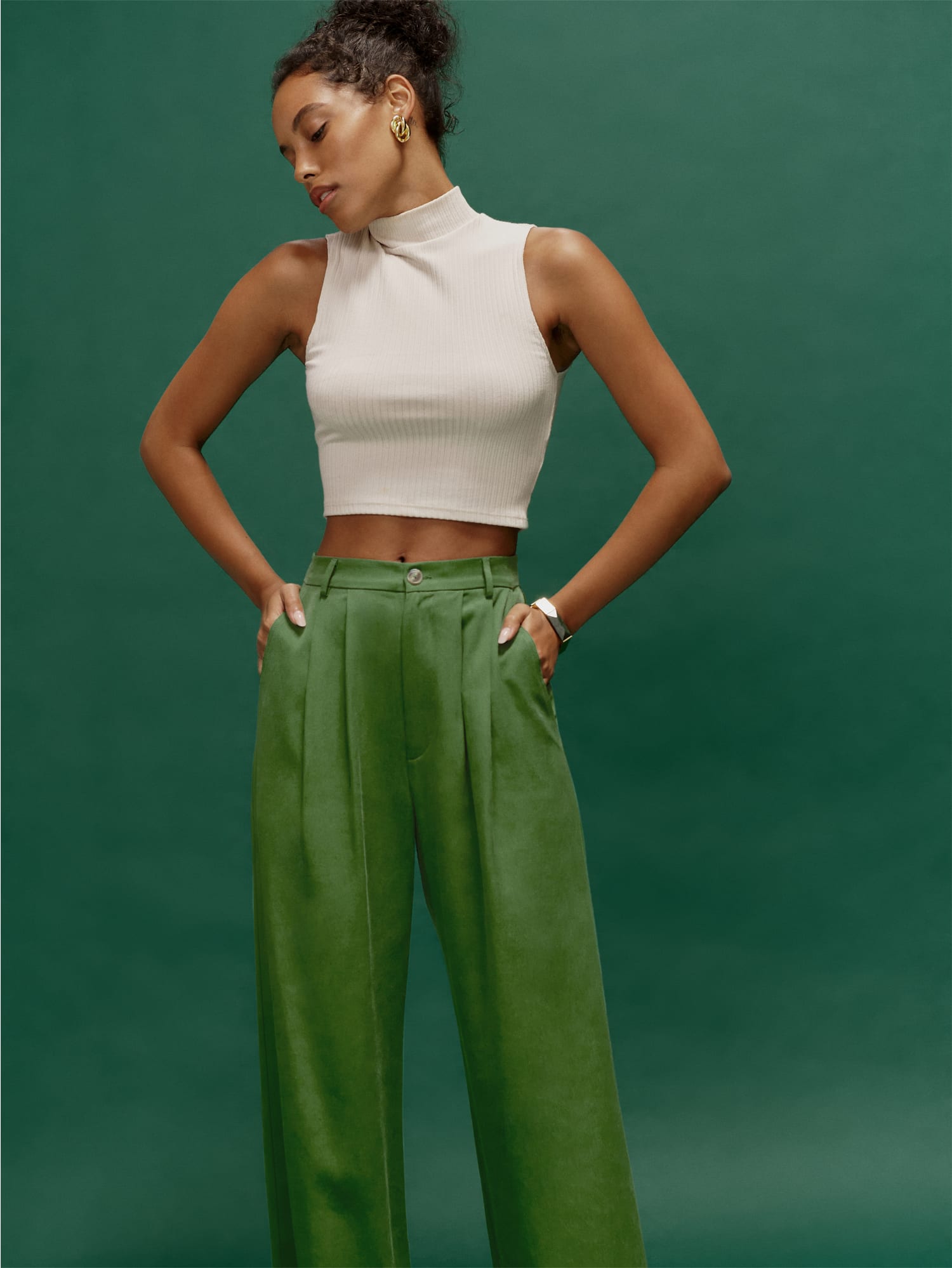 Reformation mason pants