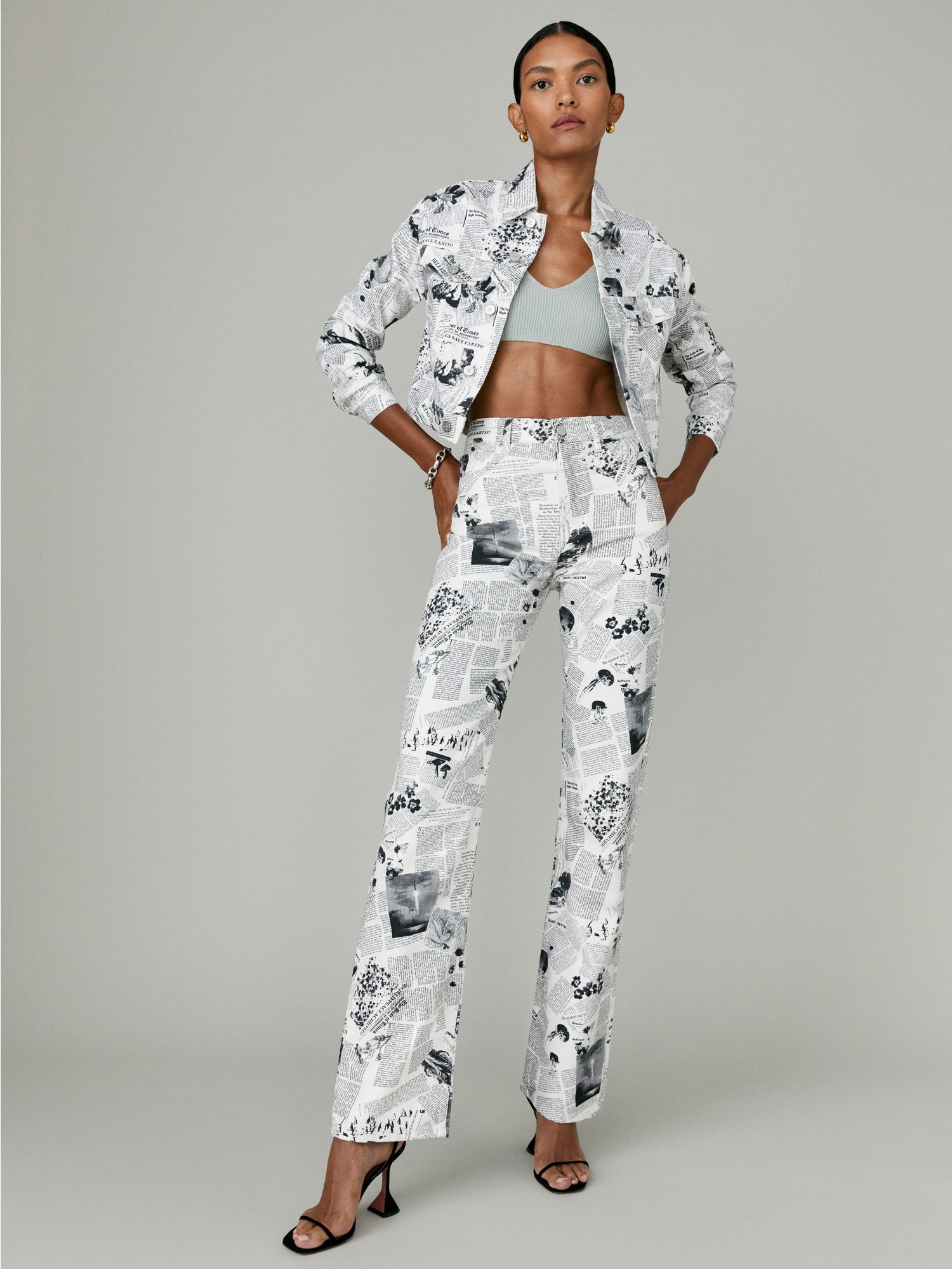Reformation newspaper pants clearance