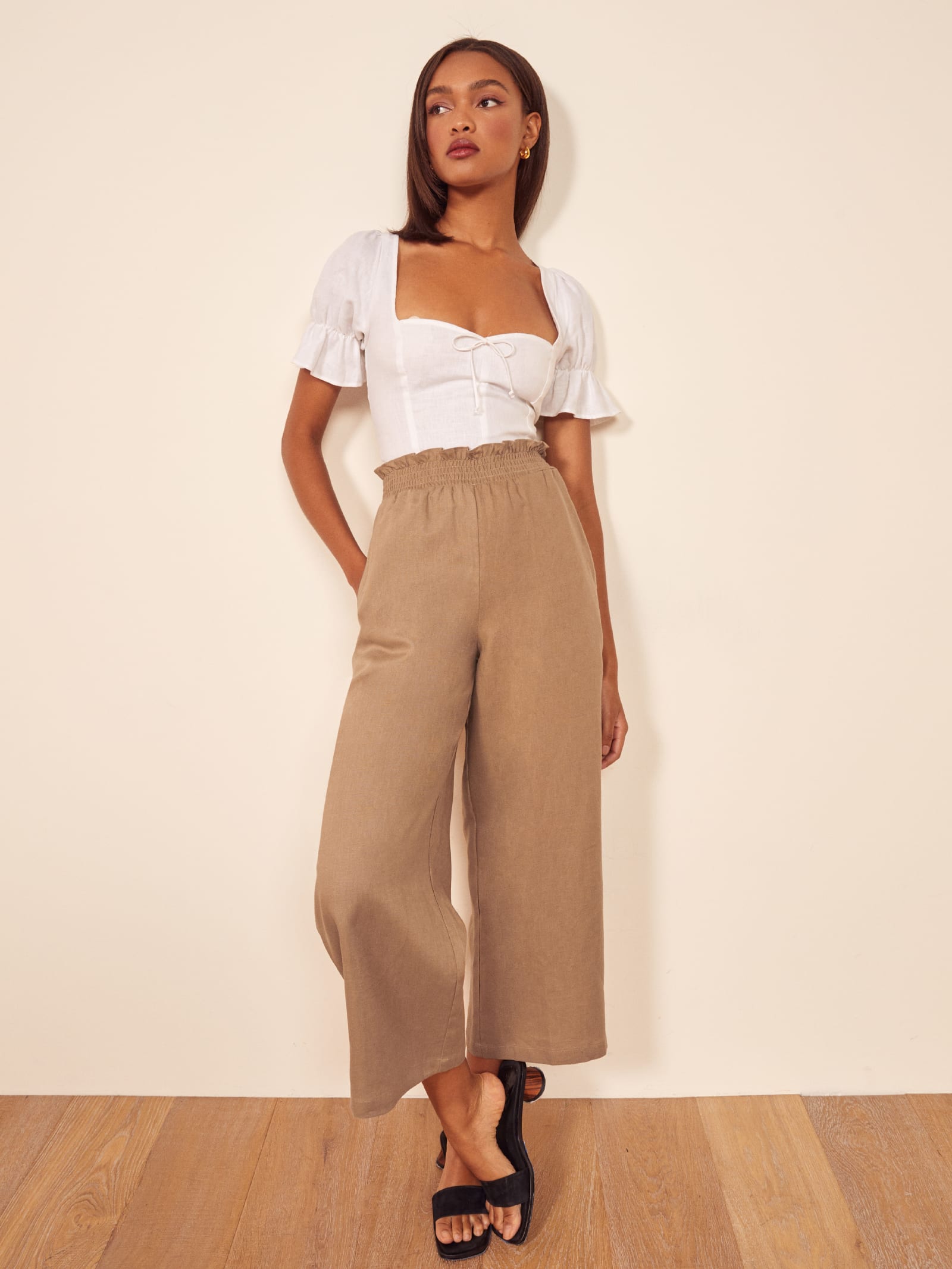 Reformation wide leg pants clearance