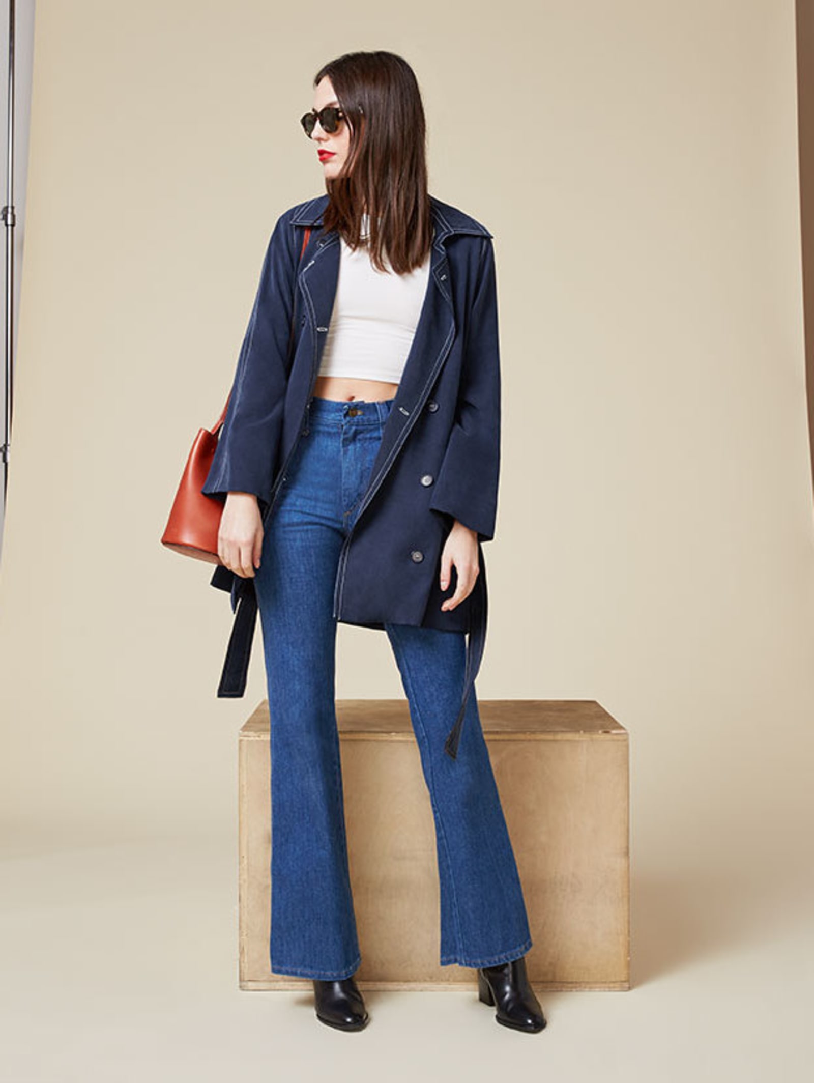 Reformation trench coat clearance