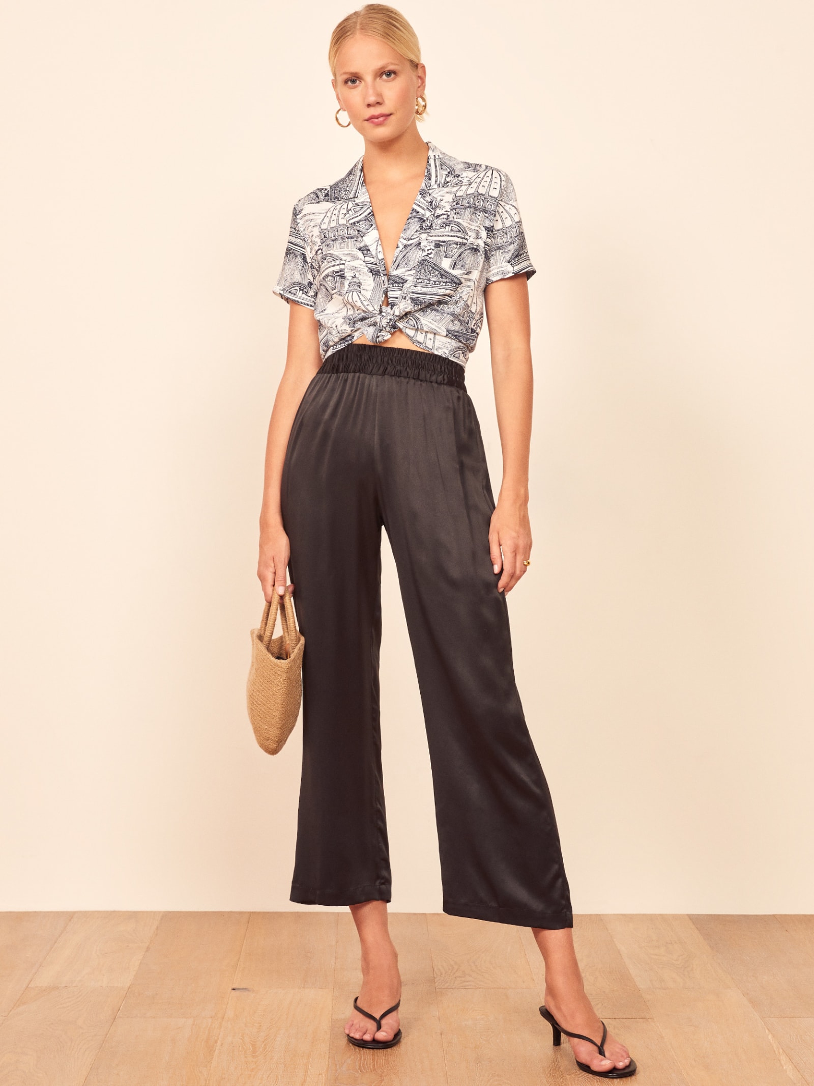 Reformation silk pants Clearance