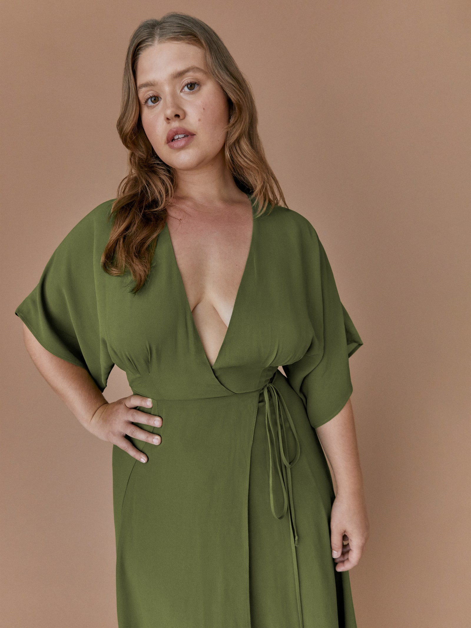 Karen Dress Short Sleeve Bridal Reformation