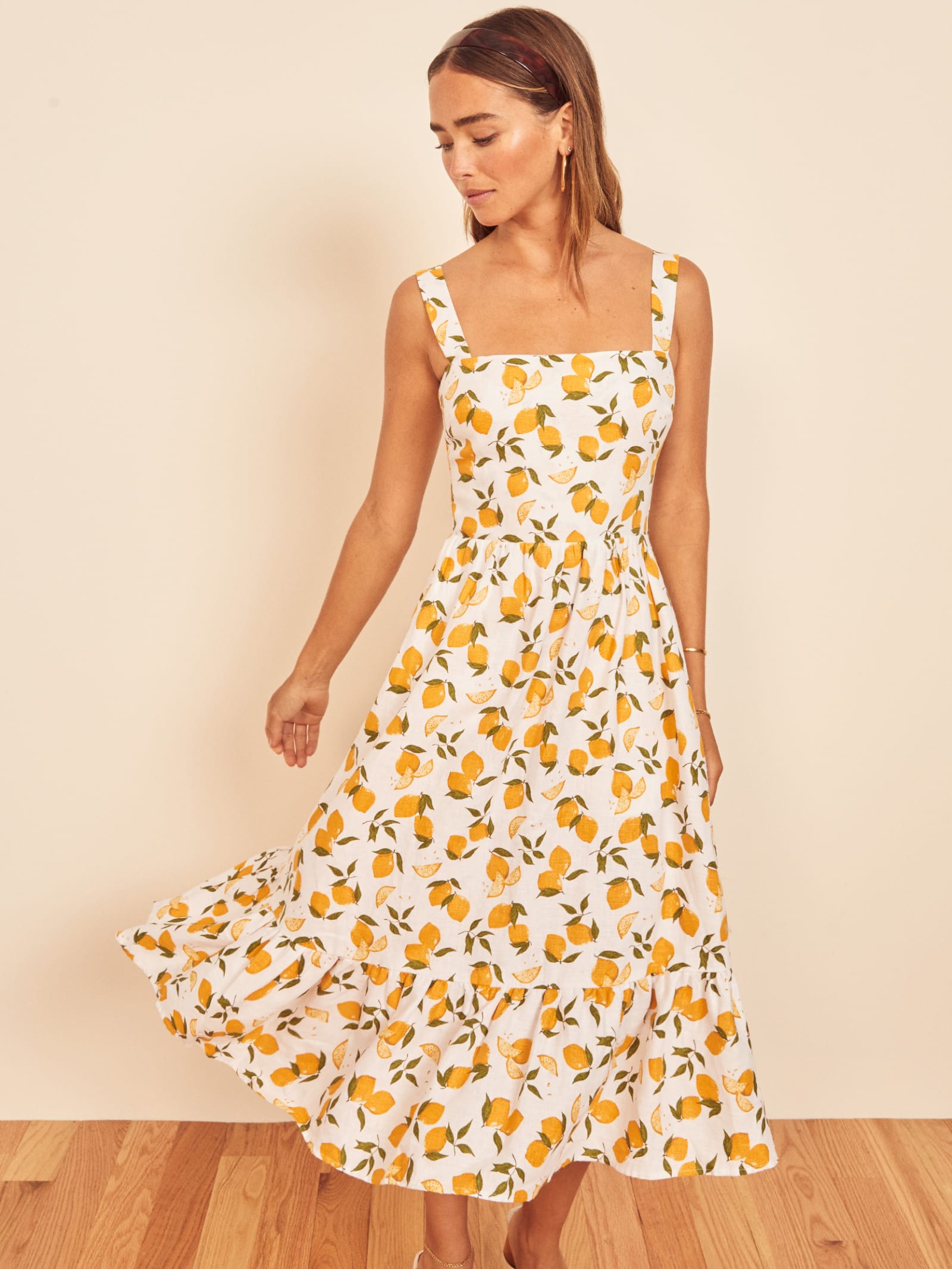 Reformation lemonade dress