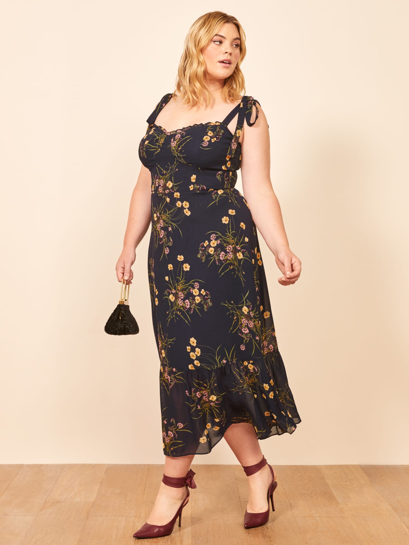 Reformation nikita dress black clearance