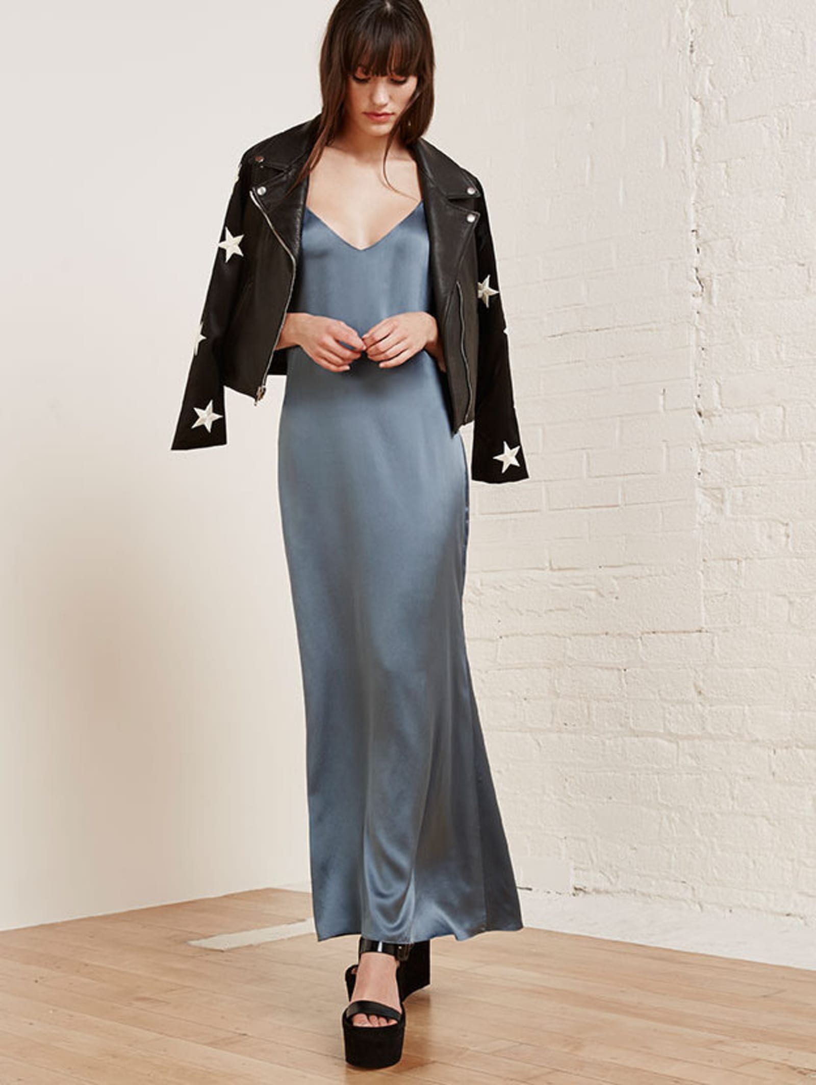 Slip dress floor length clearance