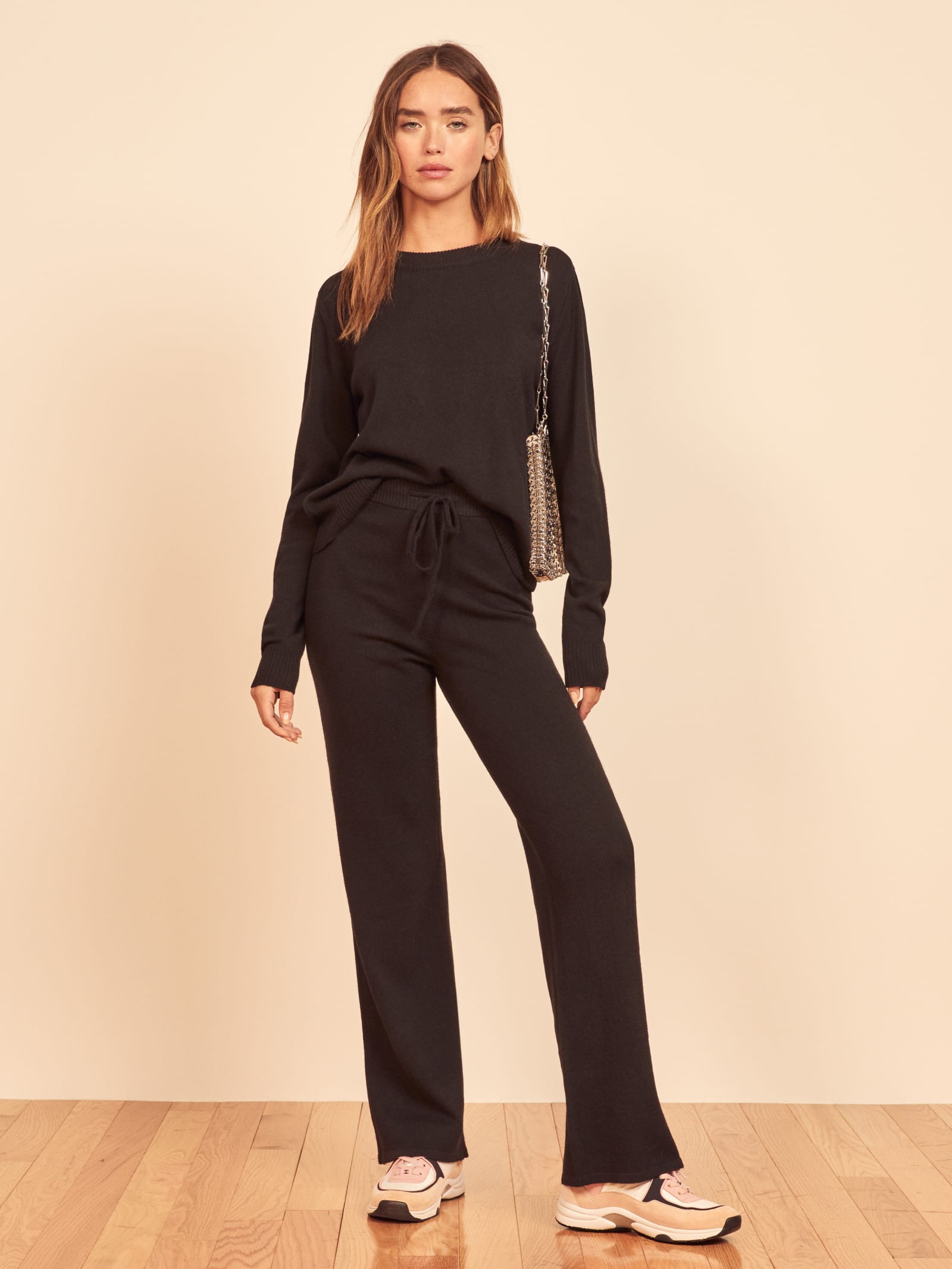 all black sweatsuit