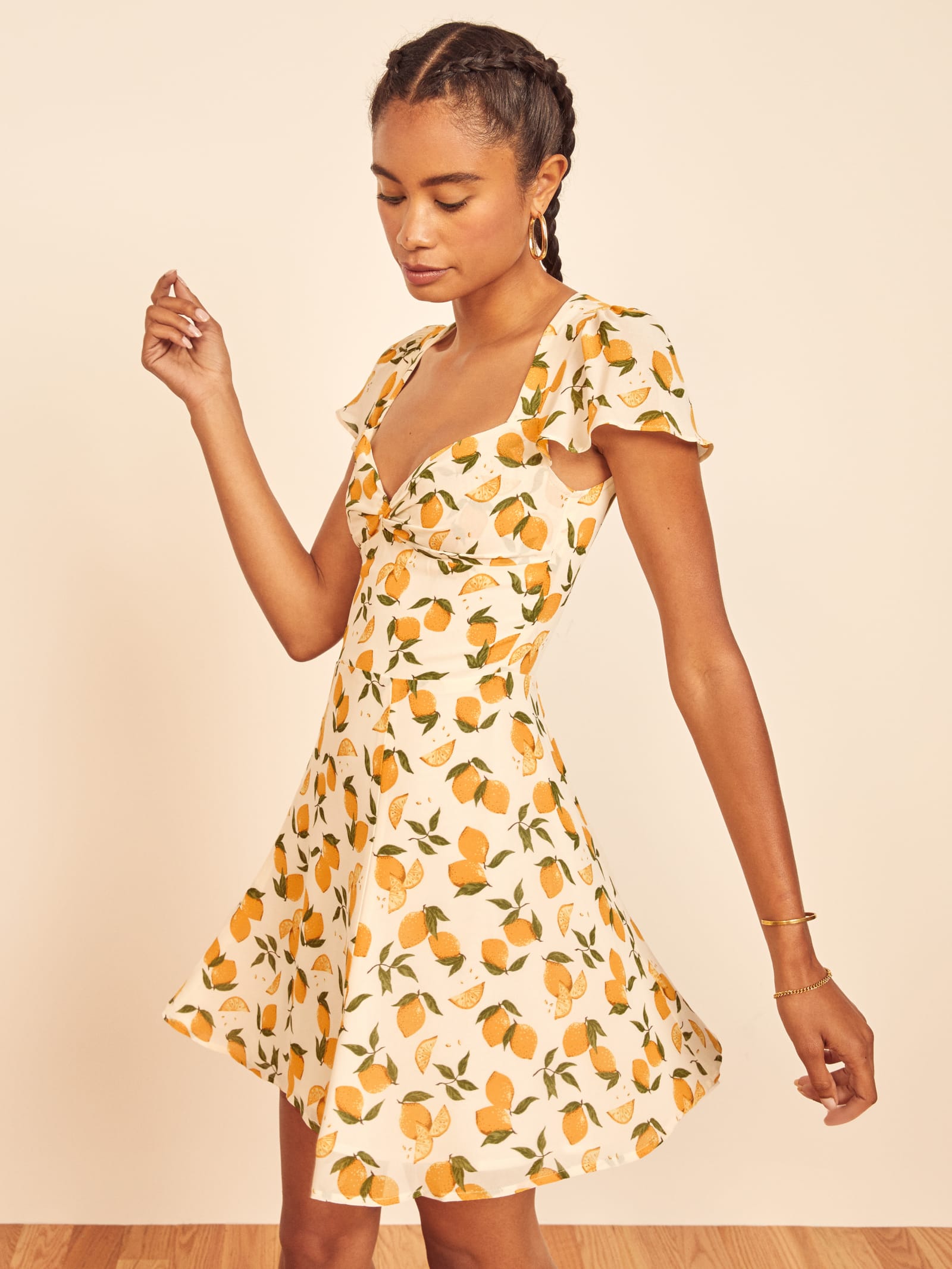 reformation hyacinth dress