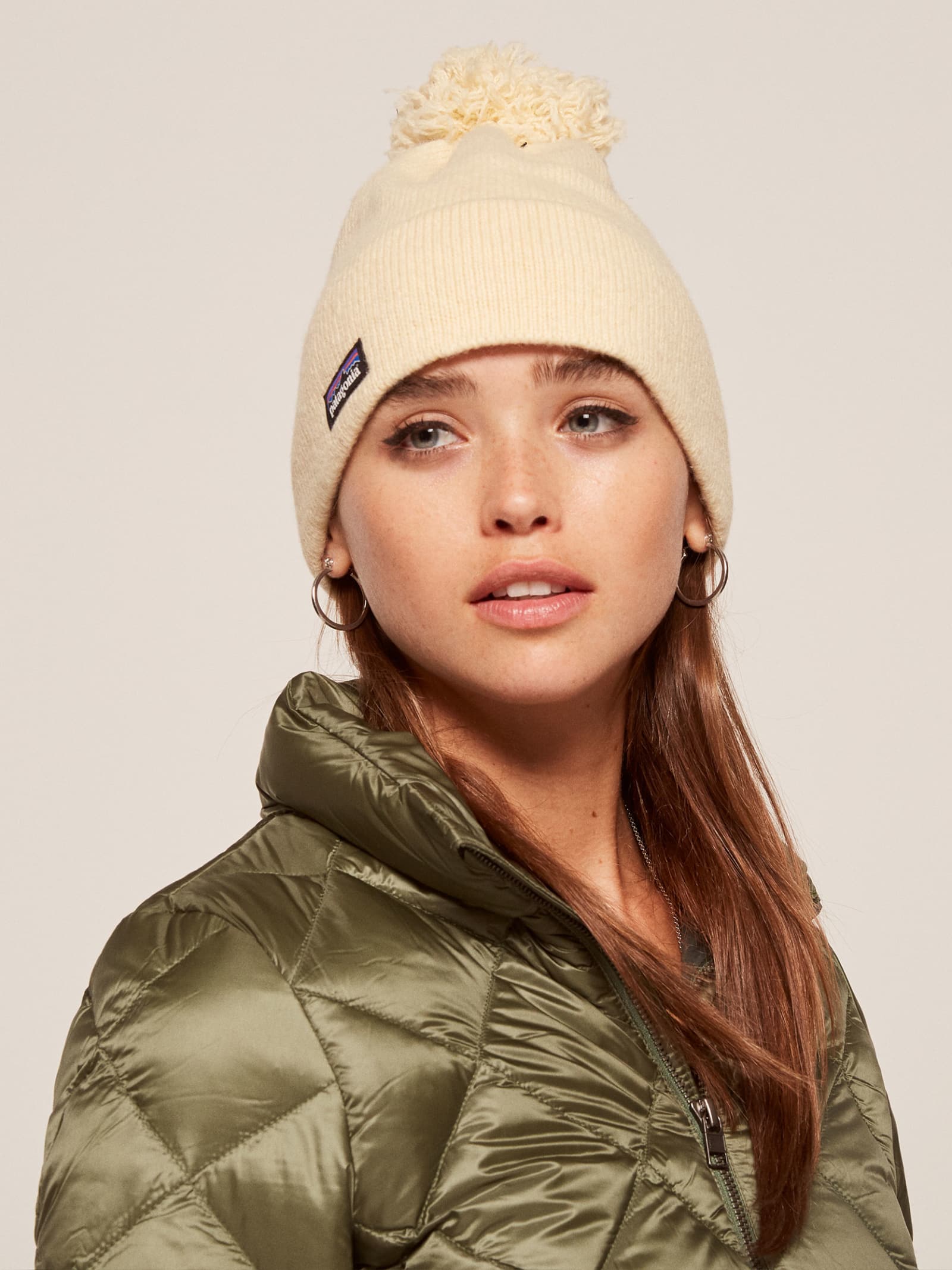 patagonia pom pom beanie