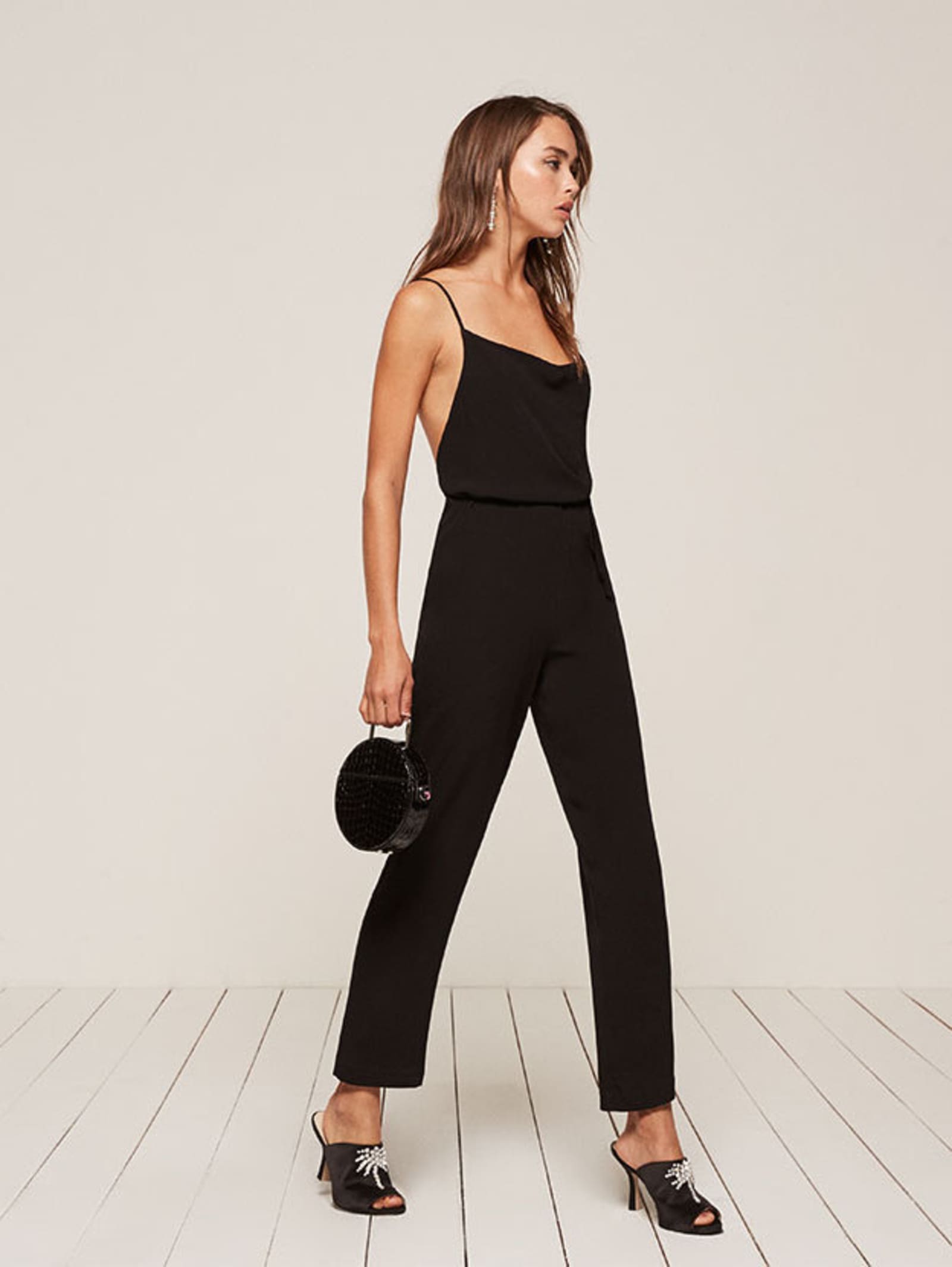 straight leg jumpsuit