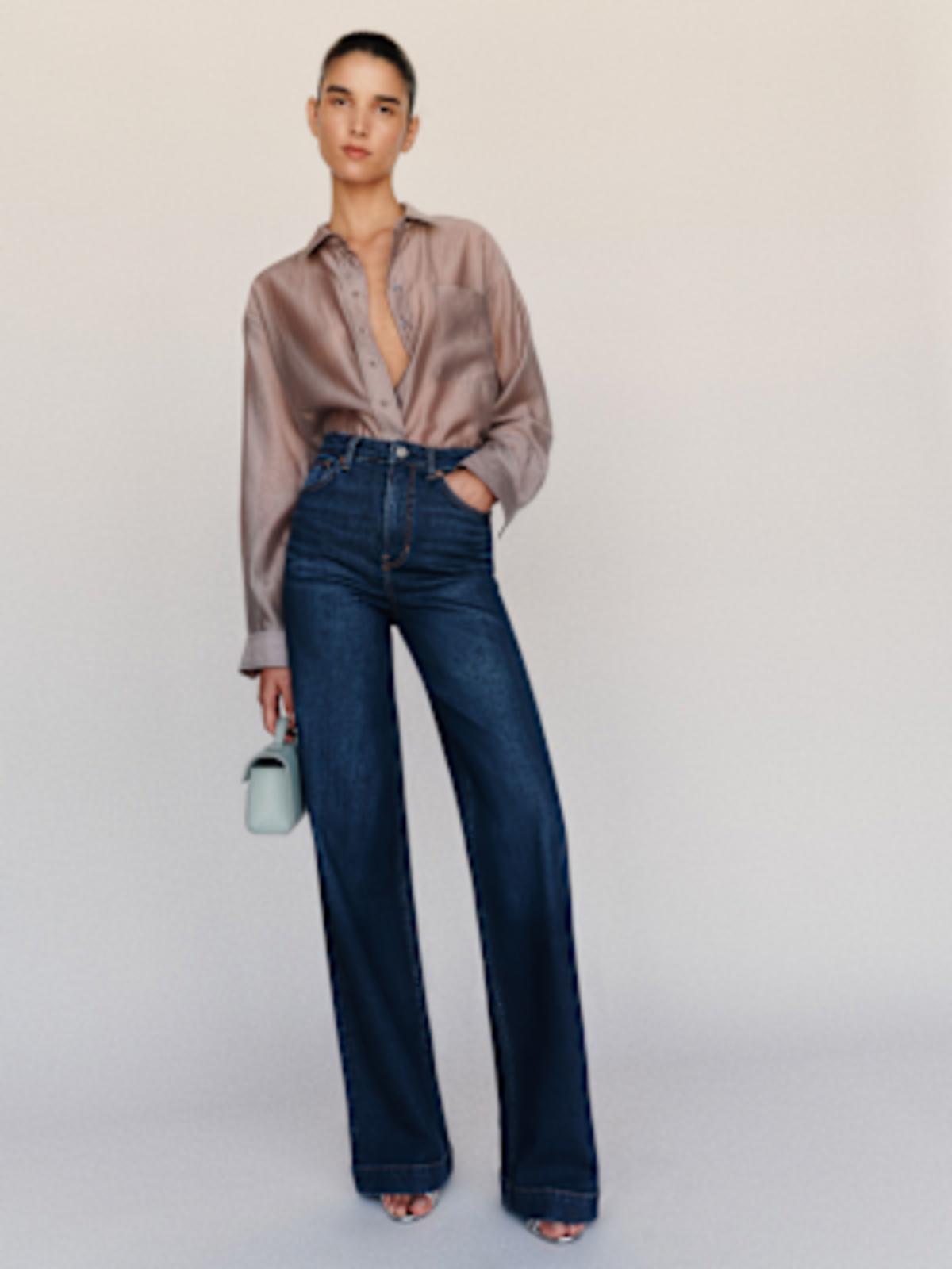 Bex Super Stretch High Rise Wide Leg Short Jeans
