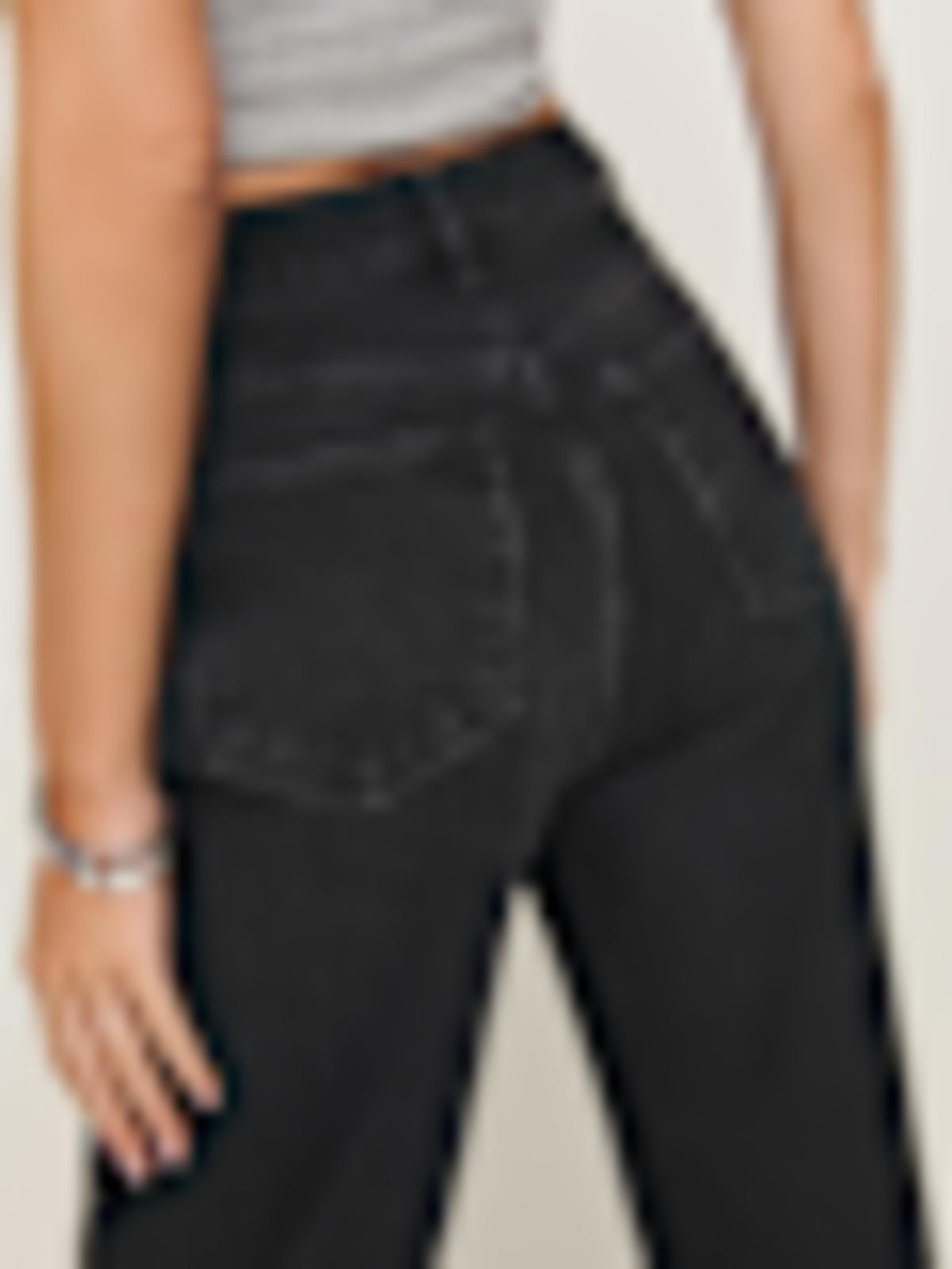 Cary High Rise Slouchy Straight Leg Jeans - thumbnail 9