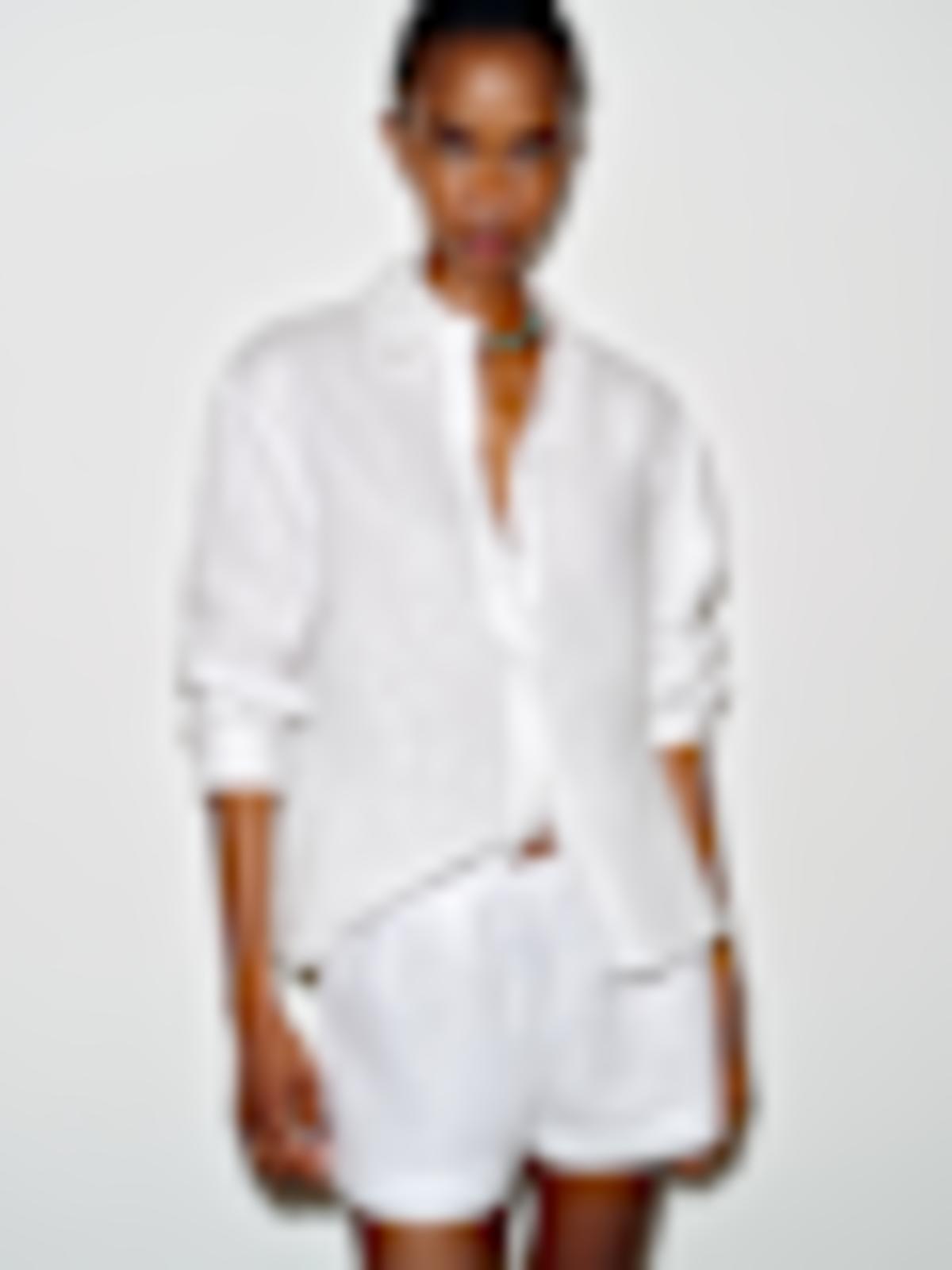 Andy Oversized Linen Shirt - thumbnail 3