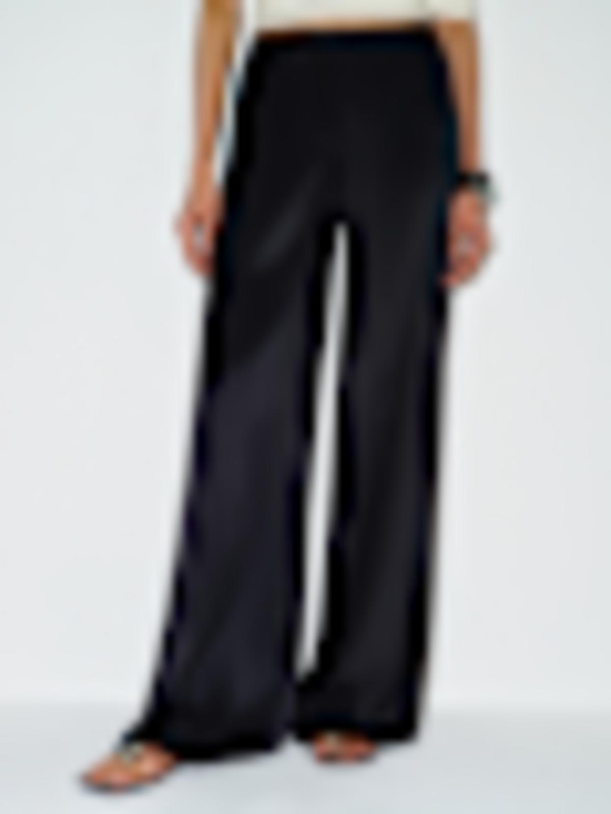 Celine Low Rise Silk Wide Leg Pant - thumbnail 3