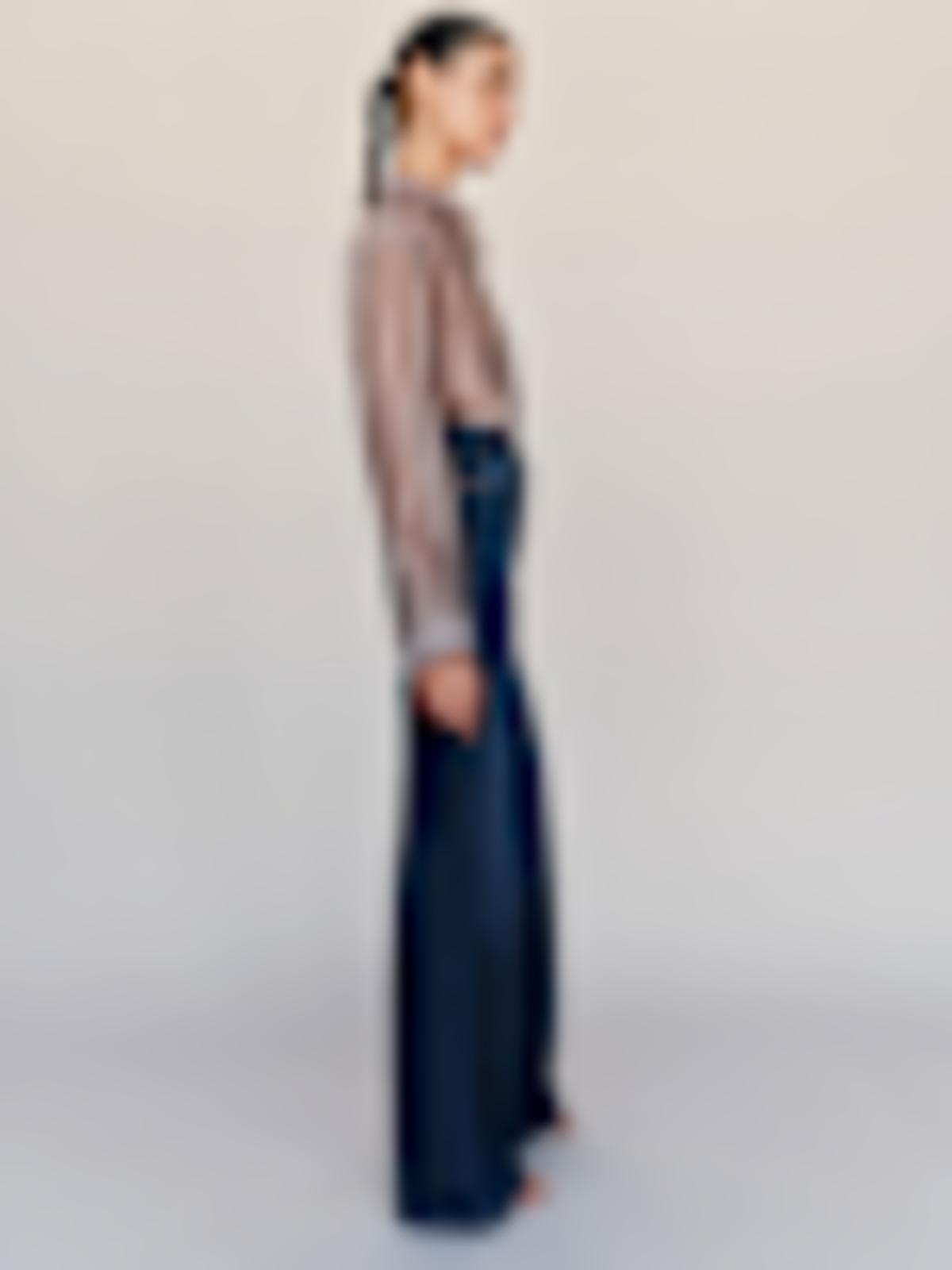 Bex Super Stretch High Rise Wide Leg Short Jeans - thumbnail 7