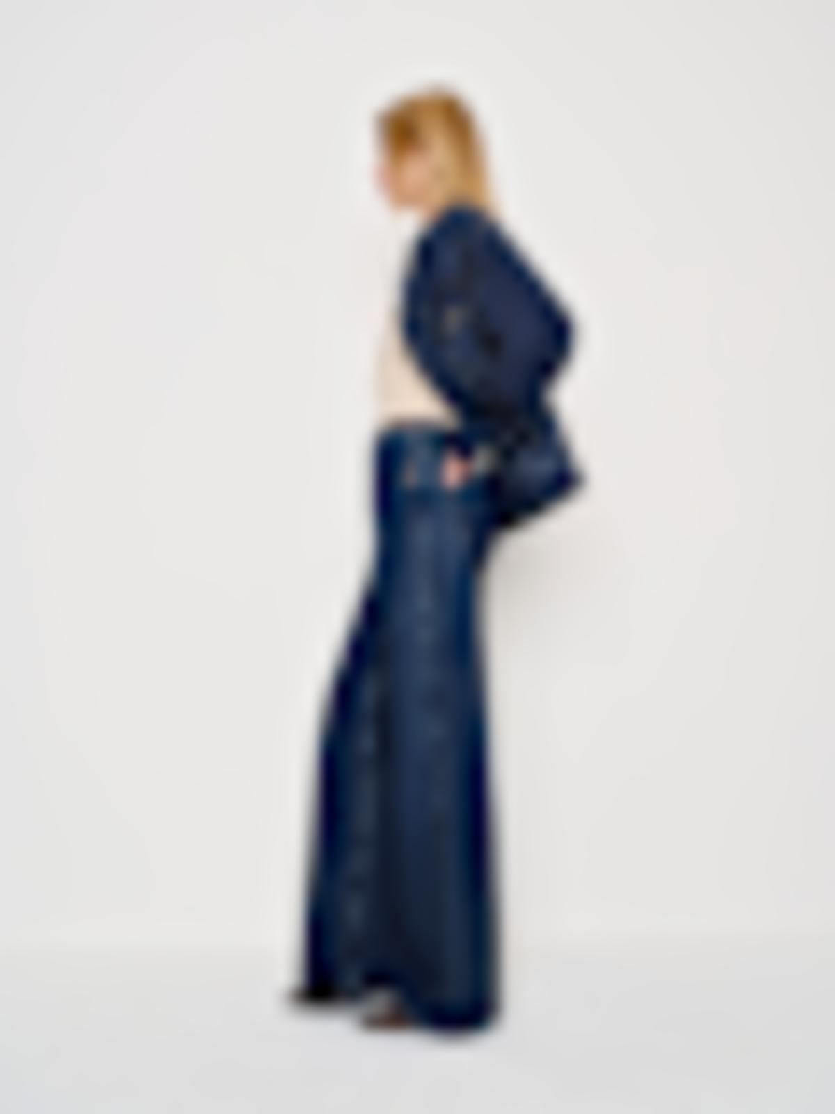 Cary Low Rise Slouchy Wide Leg Long Jeans - thumbnail 9