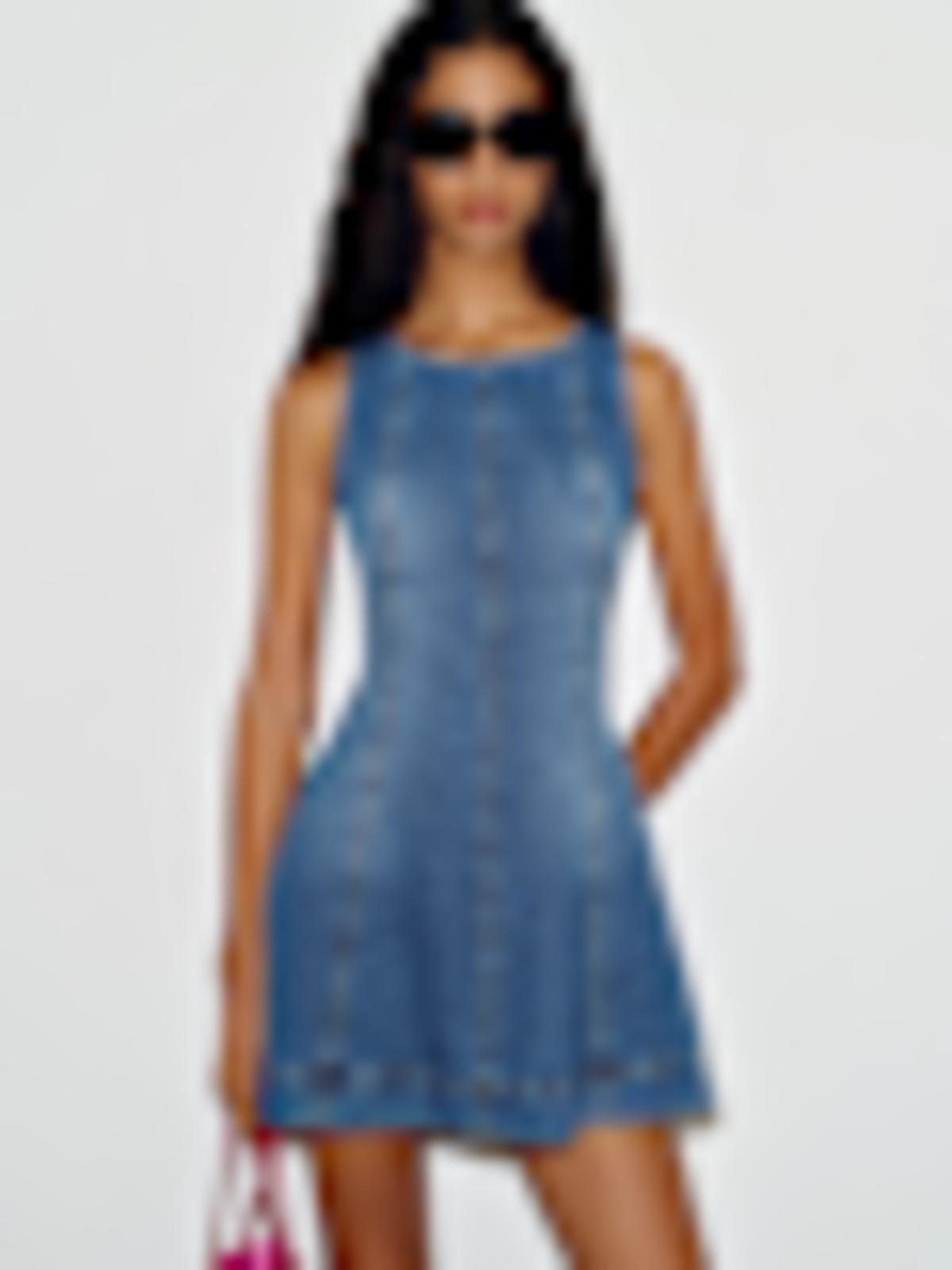 Kehlani Denim Mini Dress - thumbnail 3