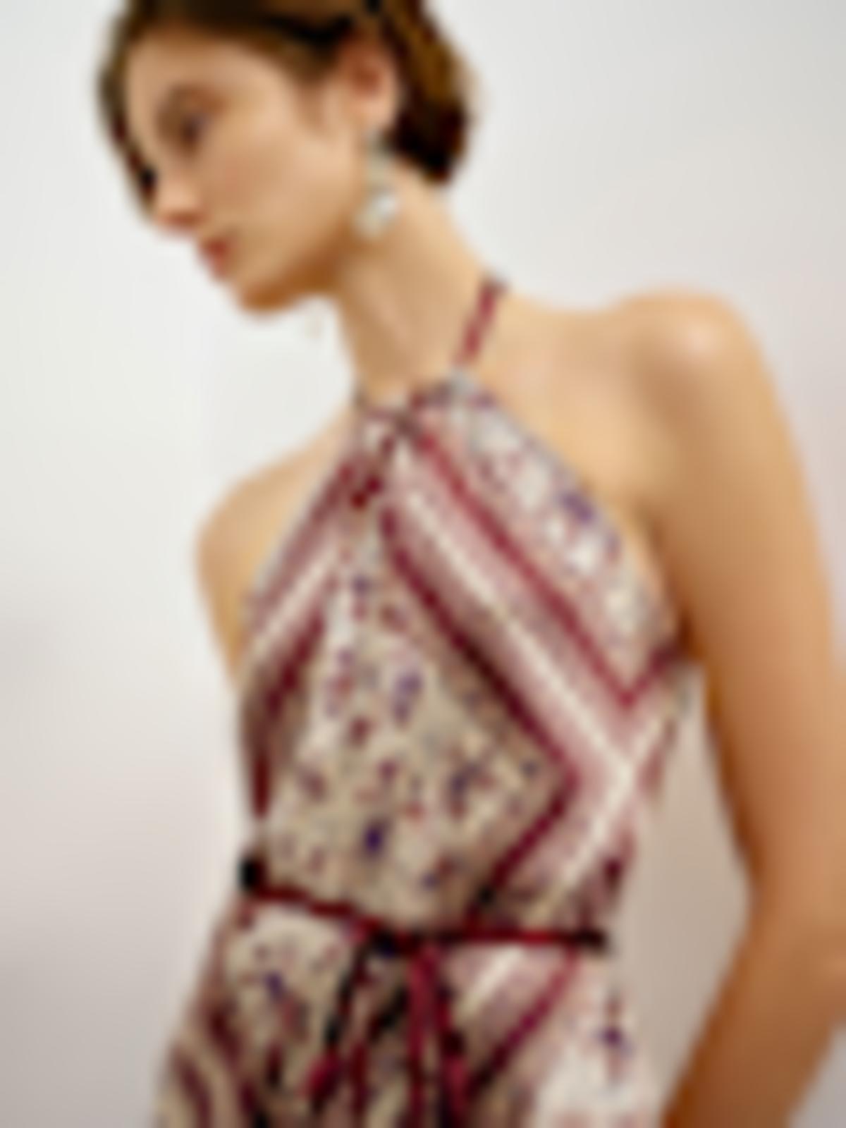 Una Silk Scarf Top - thumbnail 1