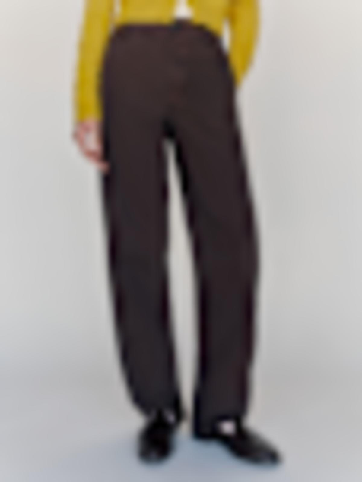 Brian Mid Rise Arc Leg Twill Pants - thumbnail 5