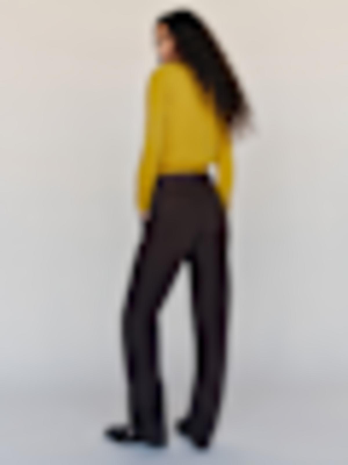 Brian Mid Rise Arc Leg Twill Pants - thumbnail 7