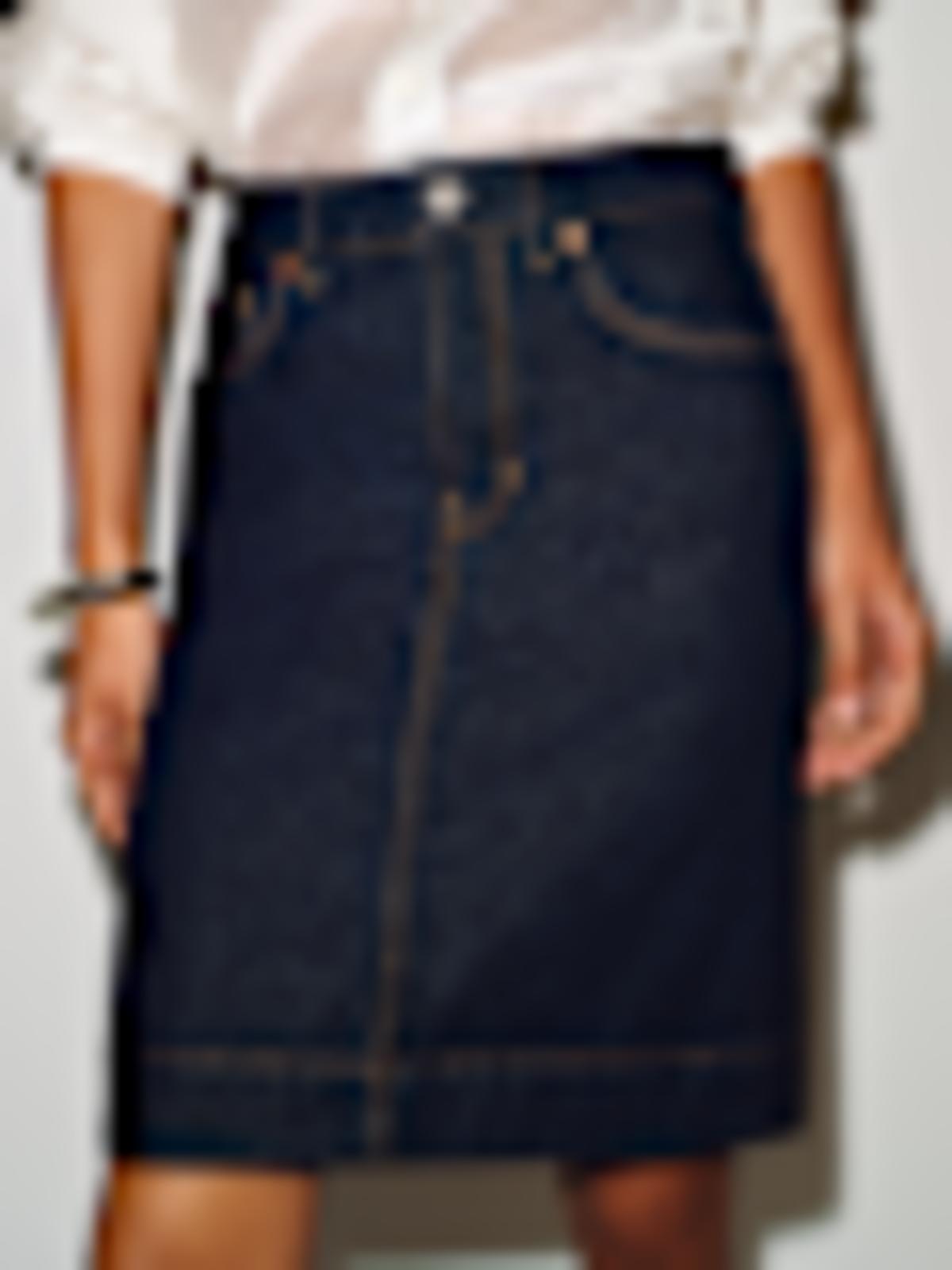 James Mid Rise Knee Length Skirt - thumbnail 3