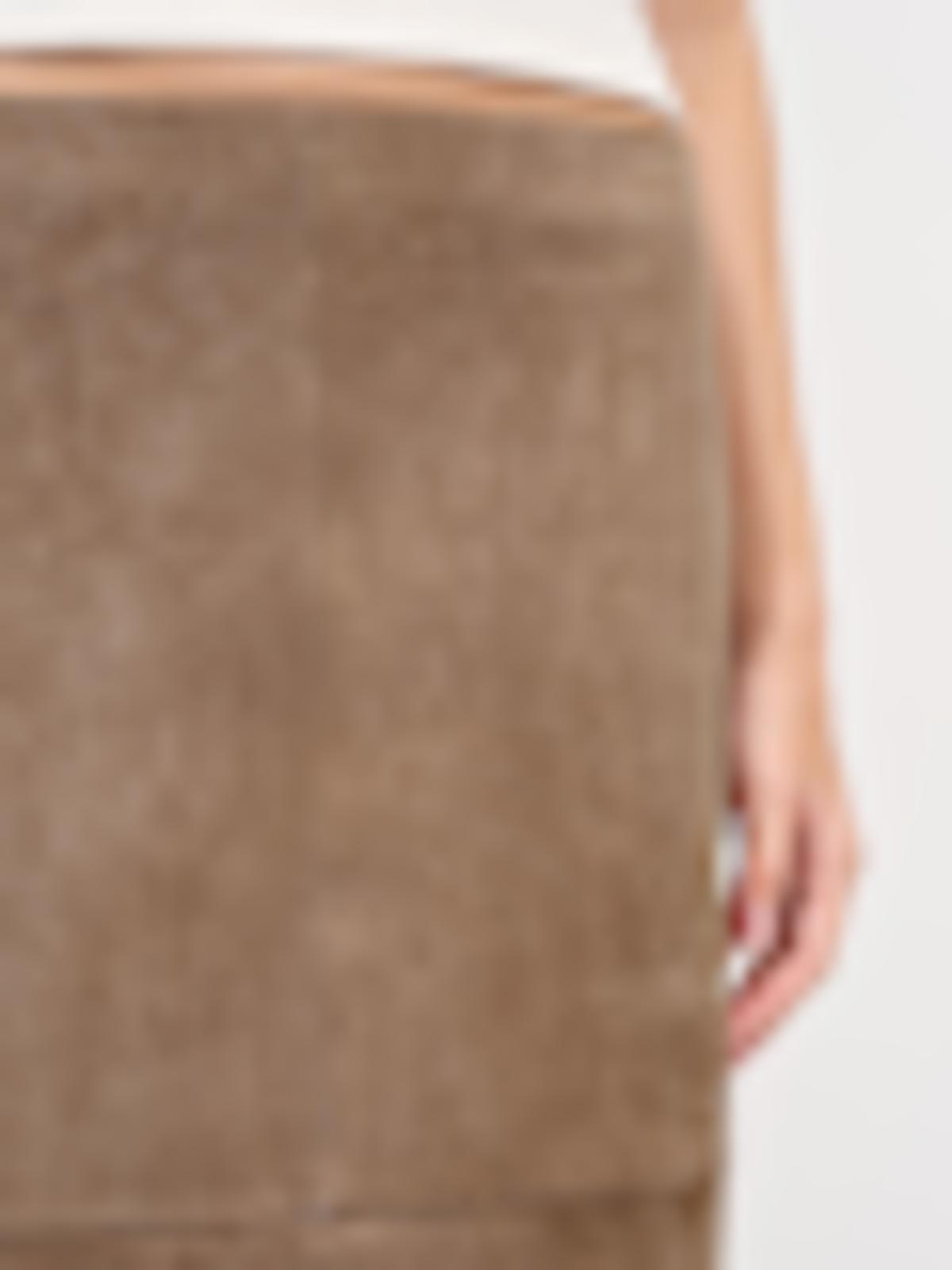 Petites Veda Cole Low Waist Leather Maxi Skirt - thumbnail 7