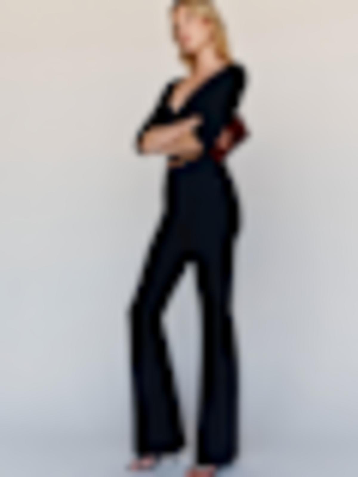 Taya Super Stretch High Rise Flare Long Jeans - thumbnail 7