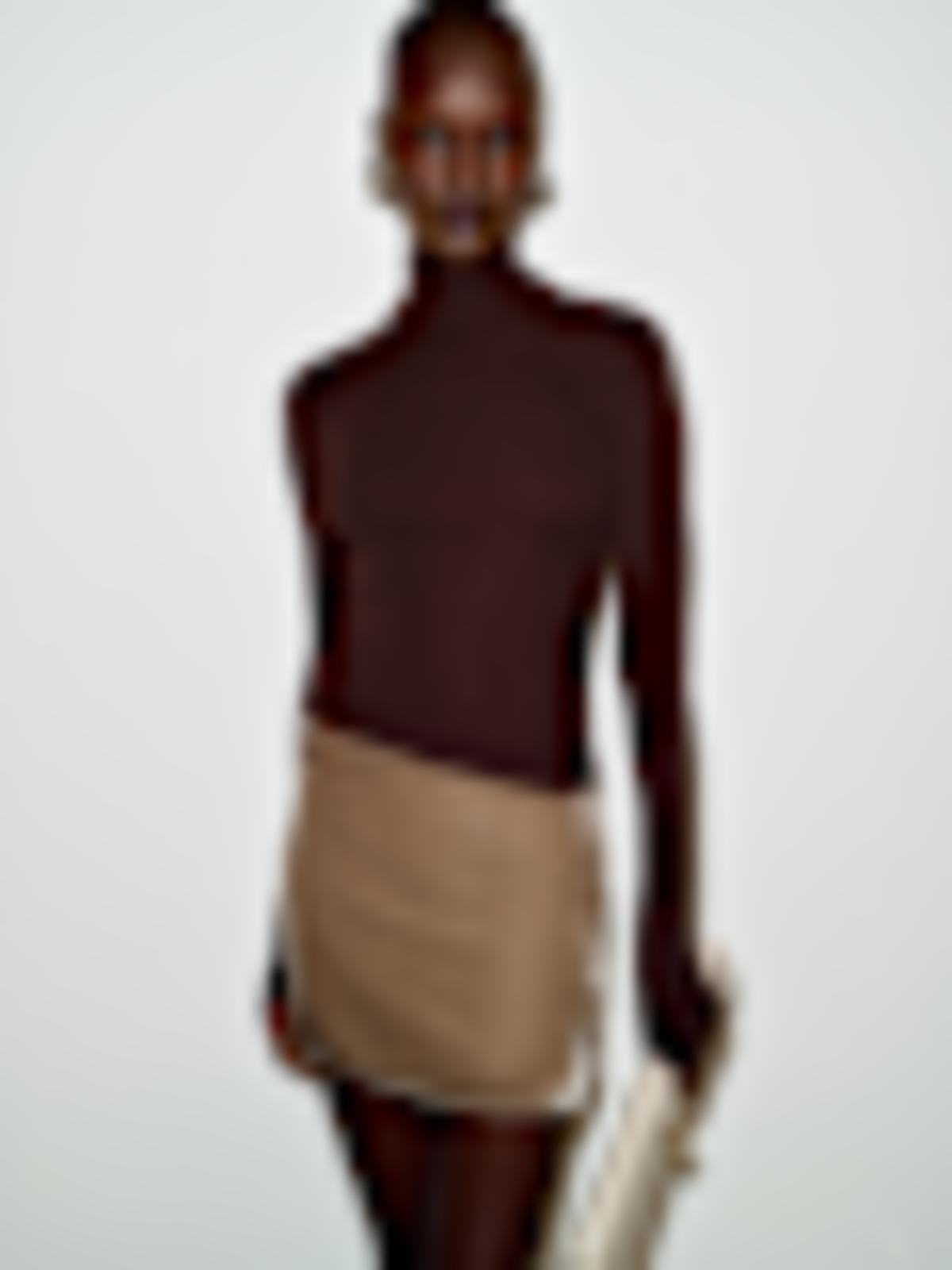 Carla Low Waist Velvet Skirt - thumbnail 5