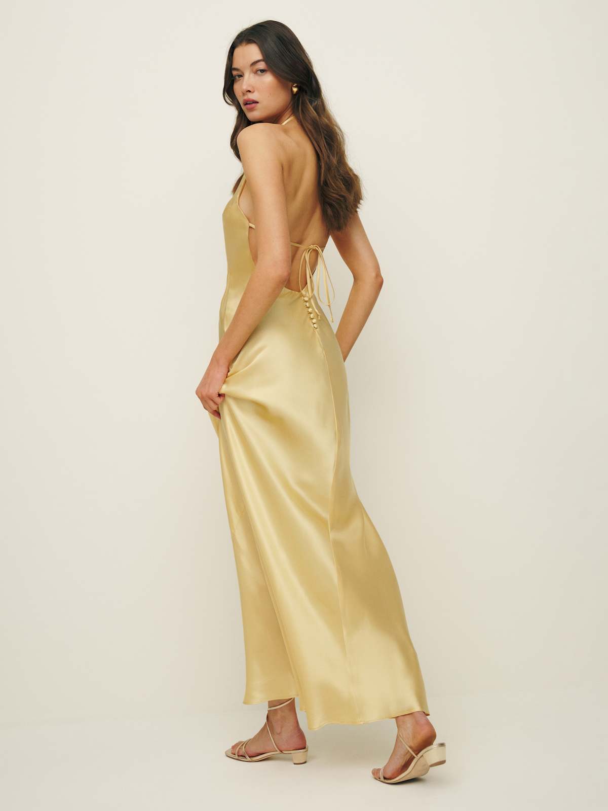 Petites Jeany Silk Dress 1