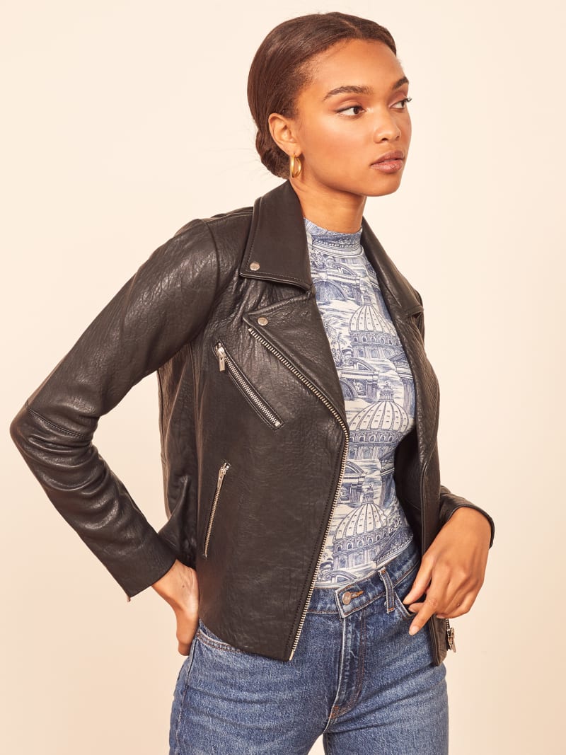Worst sale leather jacket