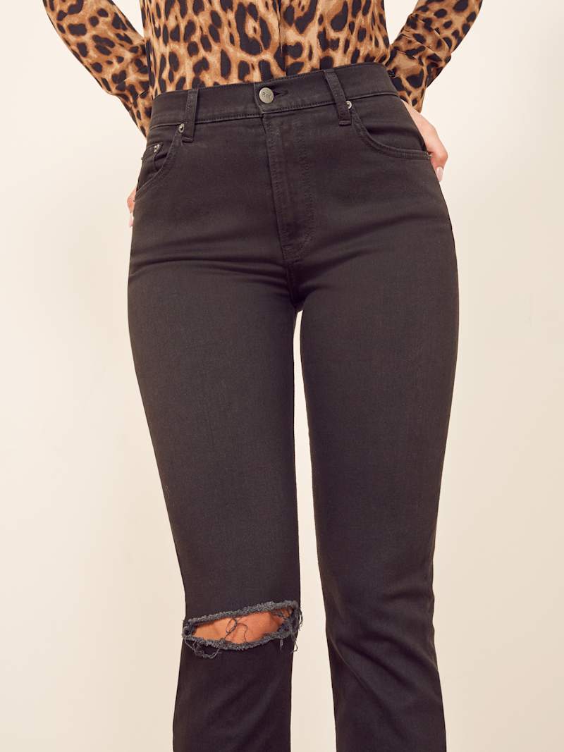 Liza High Rise Straight Jeans