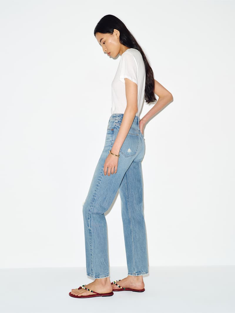 Cynthia High Rise Straight Jeans
