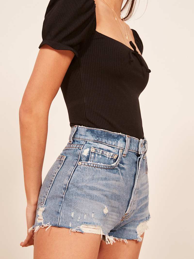 Charlie High Rise Jean Short