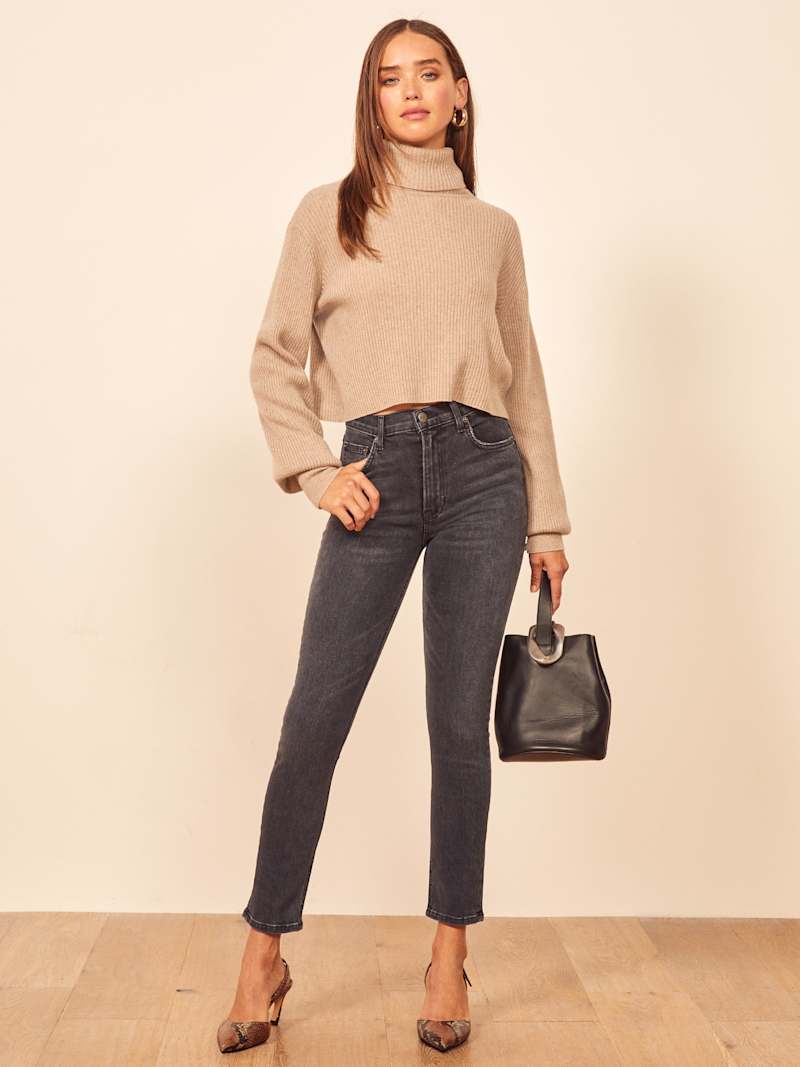 Harper High Rise Skinny Cropped Jeans