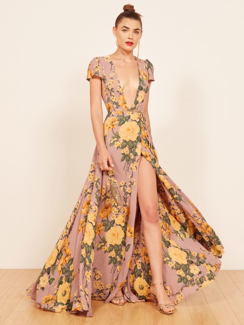 Reformation rosey dress top
