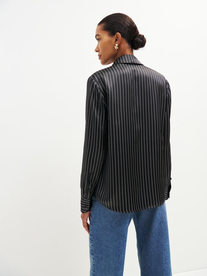 Sky Relaxed Silk Top