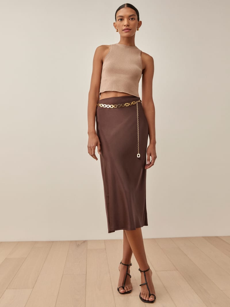 Pratt Silk Skirt